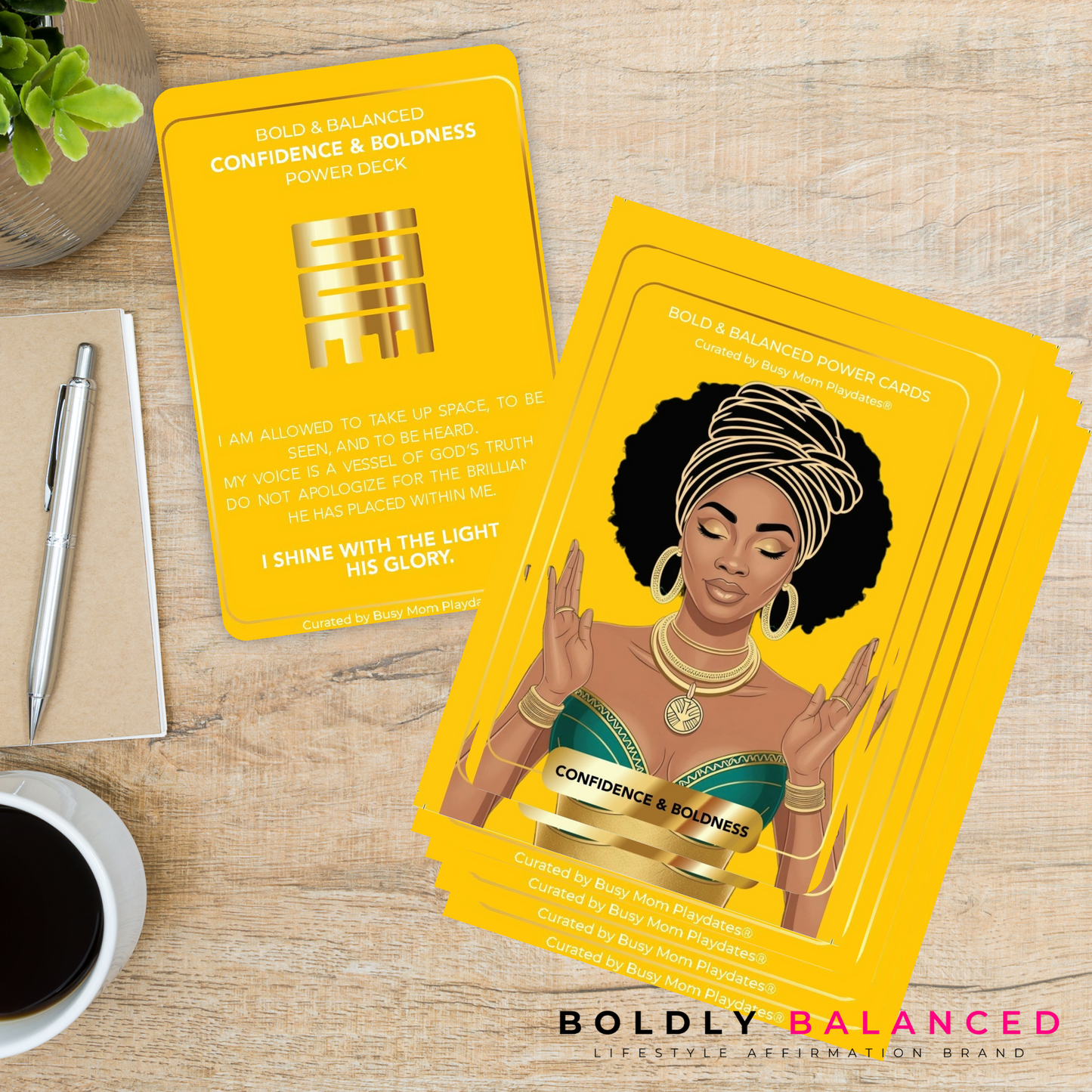 Bold & Balanced™ Power Cards + 30-Day SoulWork Journal (Presale Bonus)