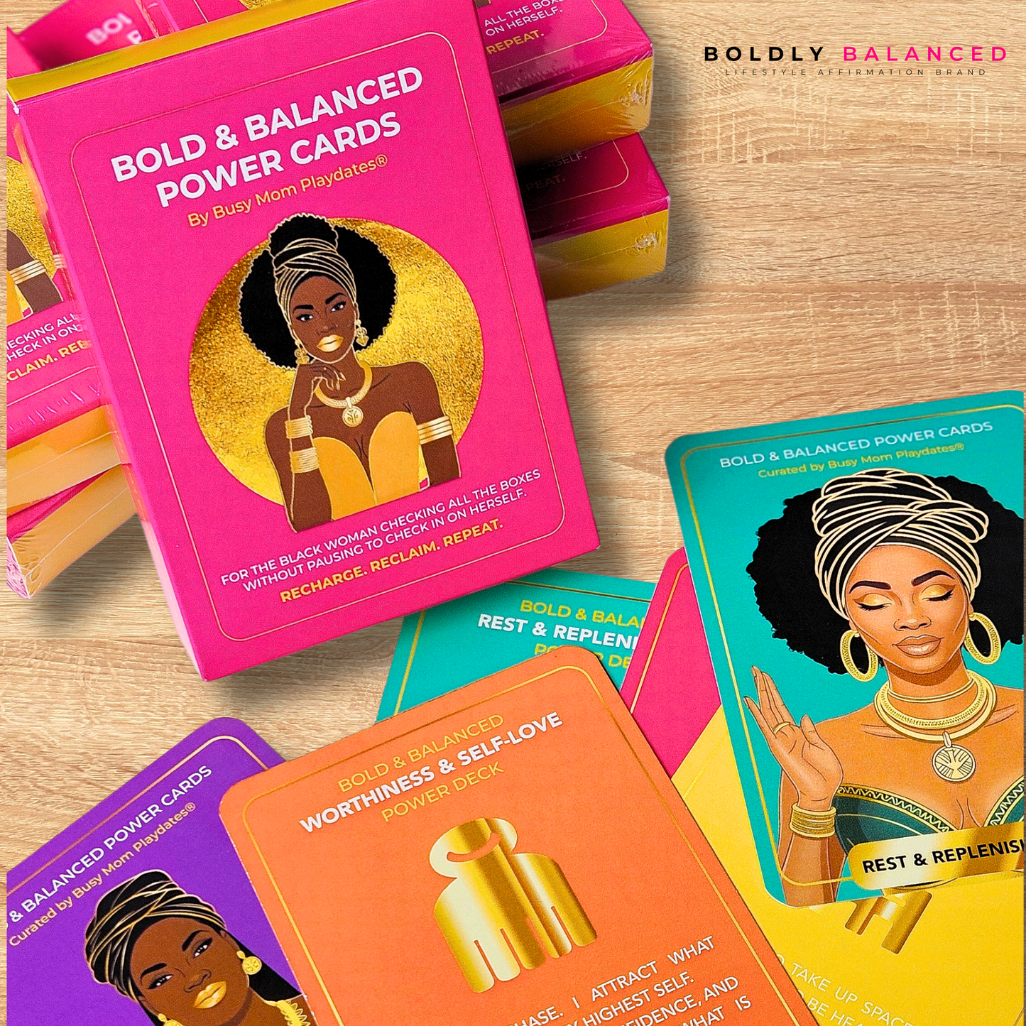 Bold & Balanced™ Power Cards + 30-Day SoulWork Journal (Presale Bonus)