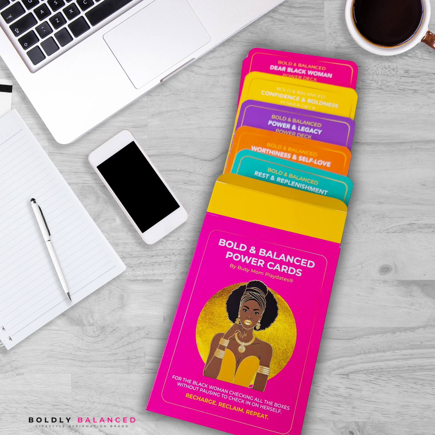 Bold & Balanced™ Power Cards + 30-Day SoulWork Journal (Presale Bonus)