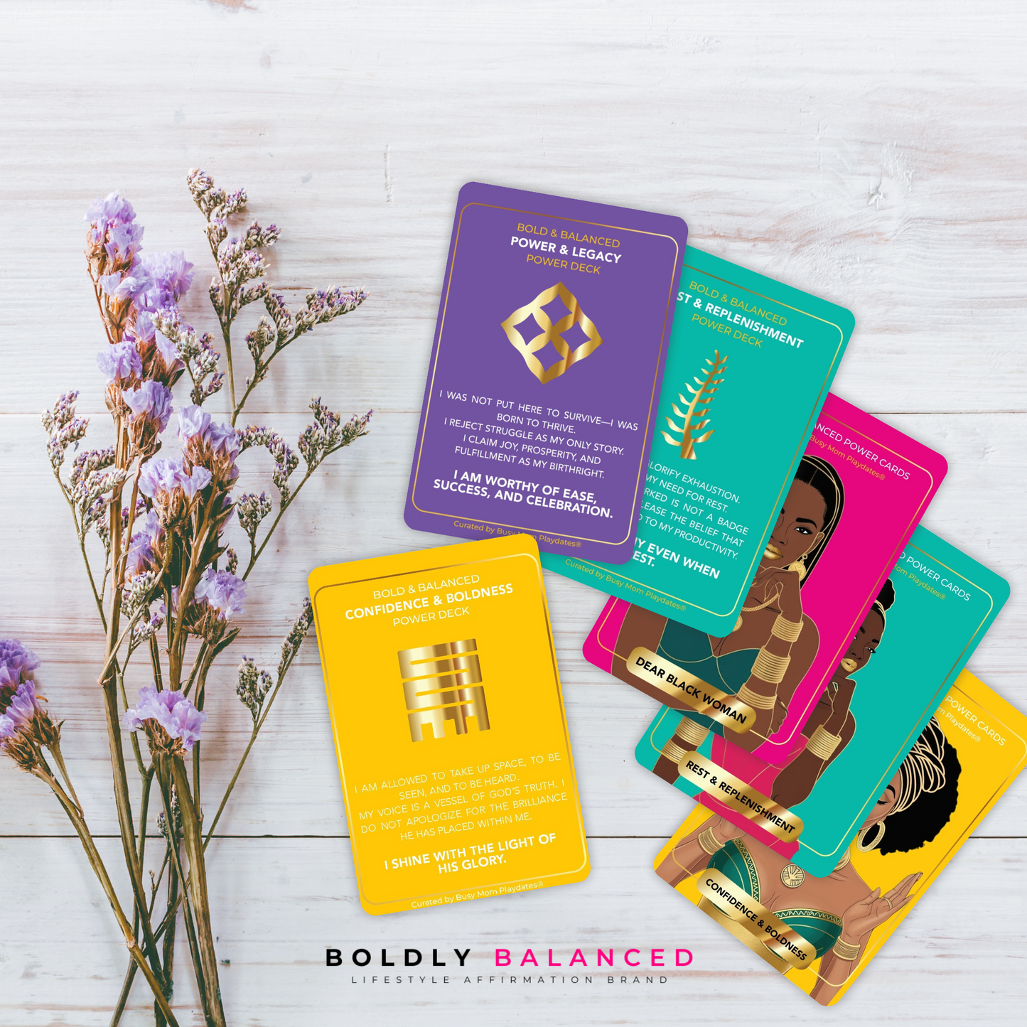 Bold & Balanced™ Power Cards + 30-Day SoulWork Journal (Presale Bonus)